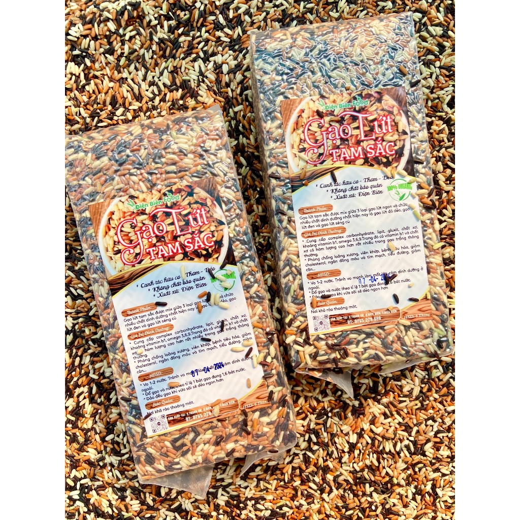 gạo lứt tam sắc điện biên combo 5kg | BigBuy360 - bigbuy360.vn