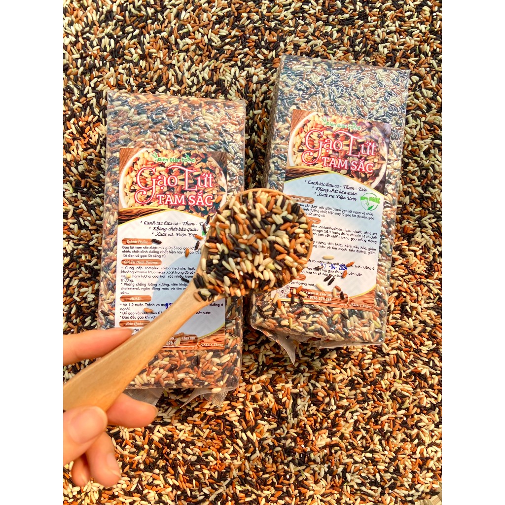 gạo lứt tam sắc điện biên combo 5kg | BigBuy360 - bigbuy360.vn