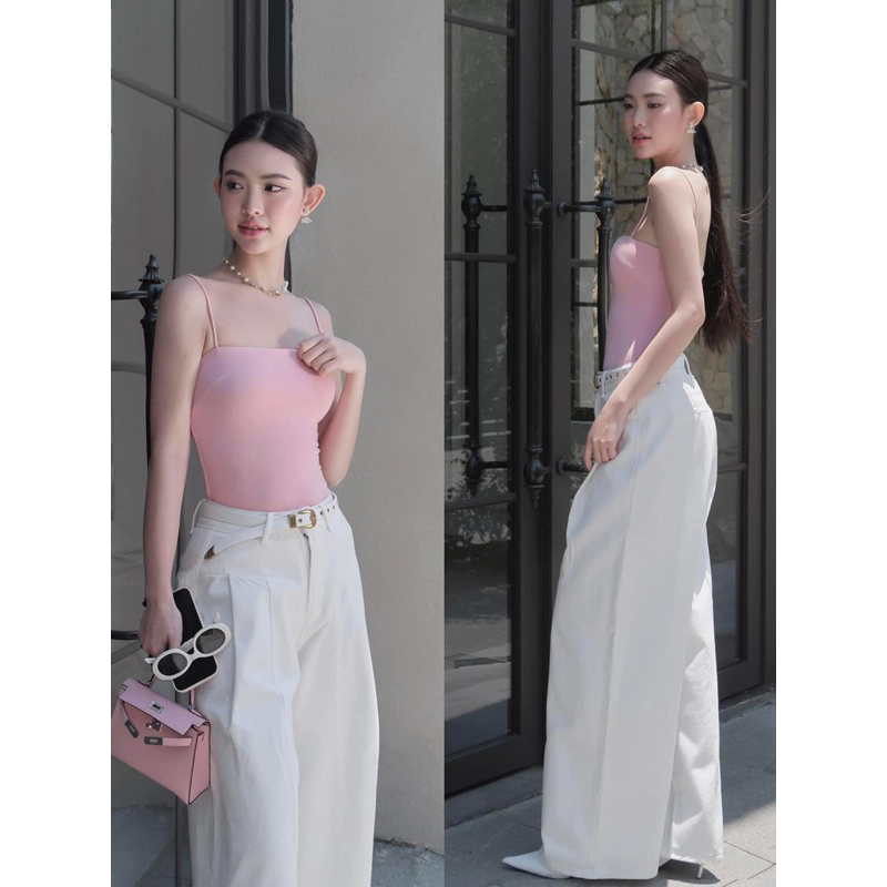 ÁO THUN 2 DÂY by ChouChou (chuẩn mẫu - 4 màu)