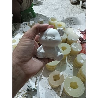 Tượng thạch cao gấu dễ thương
