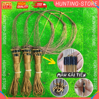 Giò bẫy gà rừng chân đồng khoan 3 lỗ cải tiến cáp se 4