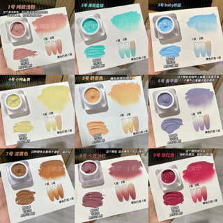 Gel dặm ombre nail - gel hũ chính hãng dặm ombre siêu mịn