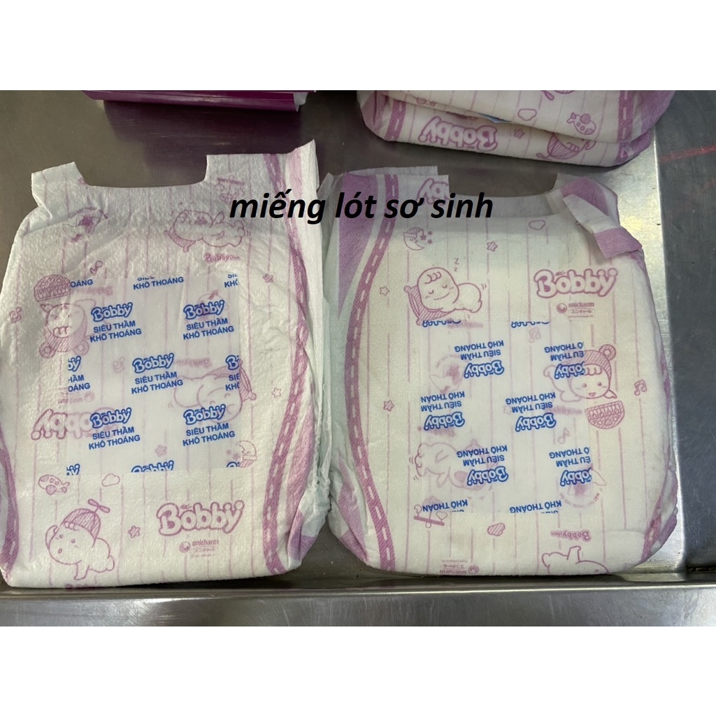 Combo 10 miếng lót Bobby Bonny Huggies Molfix NB1 NB2