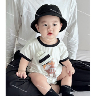 Body đùi hình mặt cười đội mũ len hàng QC siêu đẹp