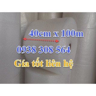 Cuộn Xốp Hơi, Xốp Bong Bóng Khổ 40cmx100m Bọc Chống Sốc
