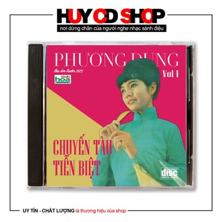 Đĩa CD Phương Dung thu âm trước 75 Chuyến tàu tiễn biệt Nhạc vàng trữ tình Bolero Đĩa lòng trắng