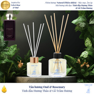 - Oud & Rosemary - Tinh dầu khuếch tán thơm phòng - Tinh dầu Hương Thảo và gỗ Trầm Hương