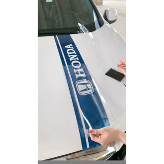 Tem Hãng Dán capo xe con - tem decal phản quang 7 màu ( Số Lượng : 1 Cái )