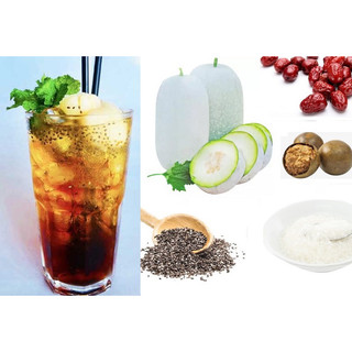 Bột trà bí đao hạt chia hoà tan 100g