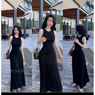 đầm 3 lỗ sát nách dáng dài bigisize 40-120kg |TUYỀN SALLY| [D002]