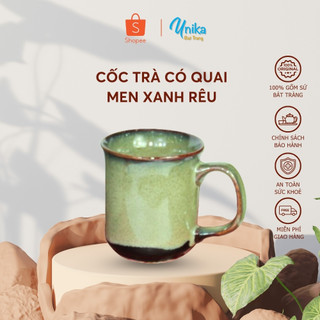 Cốc Uống Trà Men Rêu Hoả Biến  - Sản Xuất Tại Unika Bát Tràng