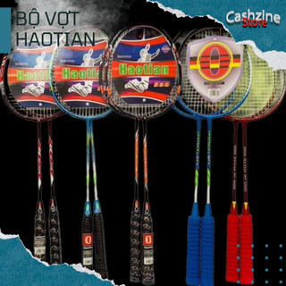 Vợt cầu lông HAOTIAN chính hãng giá rẻ 100% khung hợp kim nhôm căng dây sẵn 8kg siêu bền, nhẹ (tặng kèm bao vợt)