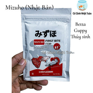 CÁM MIZUHO NHẬT BẢN THỨC ĂN CHO CÁ BETTA GUPPY THỦY SINH 50G