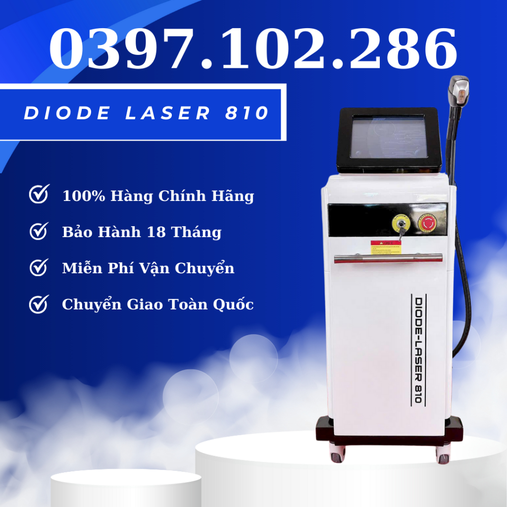 MÁY TRIỆT LÔNG LẠNH DIODE LASER 810 | TRIỆT LÔNG LẠNH DIODE LASER 810 DÙNG TRONG SPA ❤️KAT SHOP❤️