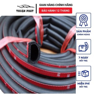 Gioăng cửa ô tô, Ron cao su chống ồn chống bụi chống va đập cho cửa xe hơi chữ D ( Ron cao su 3M).