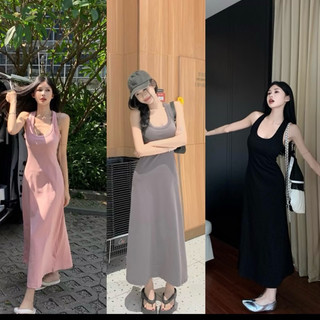 đầm 2 dây bản to dáng dài bigisize 40-120kg |TUYỀN SALLY| [D111]