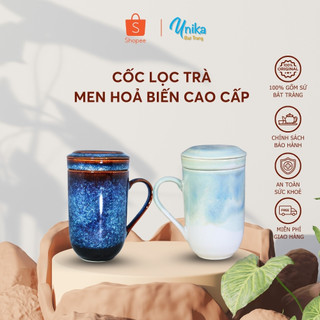 Cốc Lọc Trà - Ly Lọc Trà (2 Màu) Tuyệt Đẹp - Gốm Sứ Cao Cấp