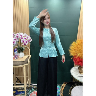 Áo bà ba gấm 159k bộ có bán riêng áo lẻ có size lớn bigsize