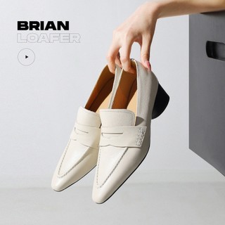 ENSO - Giày Cao Gót Da Thật BRIAN Màu Đen