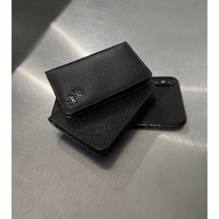 Ví da bò gập nhỏ đựng thẻ bền bỉ ss card wallet chuột trắng