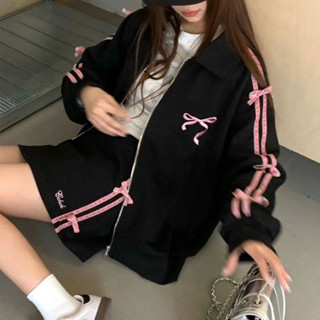 Áo Khoác Zip Nỉ NƠ PHỐI 2 SỌC HỒNG Vải Nỉ Bông màu Đen 🖤 Nam nữ unisex 🖤 Áo hoodie dây kéo Form Rộng July7store