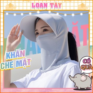 Khăn Che Mặt Khẩu Trang Chống Nắng Trùm Kín Đầu Có Vành Nón BEAT Dễ Thương L2516