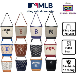 [Hàng loại 1] Túi Bucket MLB monogram Big Logo Canvas Bag Chất liệu cao cấp