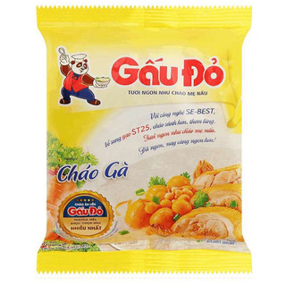 Combo 10 Gói Cháo Gấu Đỏ (Vị Gà/Thịt Bằm)