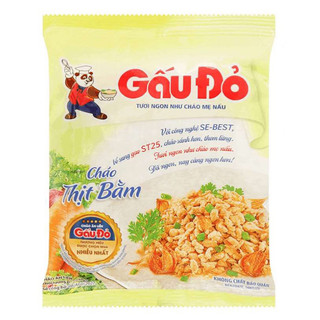 Combo 10 Gói Cháo Gấu Đỏ (Vị Gà/Thịt Bằm)