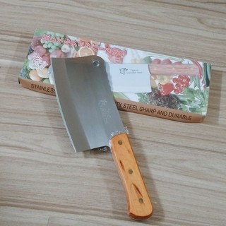 Dao chặt thịt, Xương cán gỗ sắc, dày
