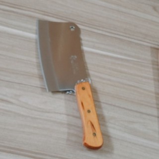 Dao chặt thịt, Xương cán gỗ sắc, dày