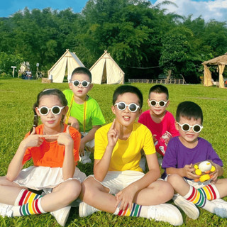 Áo thun trẻ em ,áo thun trơn nhiều màu , đồng phục học sinh tiểu học , đồng phục biểu diễn văn nghệ , vải 100% cotton.