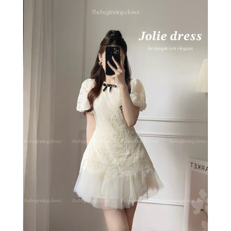 | The Beginning | Jolie dress váy ren phối lưới tiểu thư