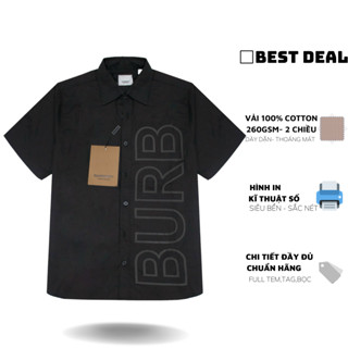 Áo sơ mi BBR in nổi cao cấp Áo sơ mi BBR in nổi nam nữ lịch sự mới nhất