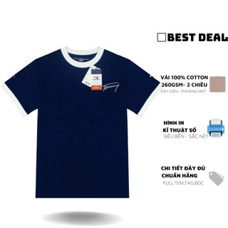 Áo thun Tom thêu chữ ngực nam nữ cao cấp Áo phông Tom thêu chữ ngực nam nữ mới nhất