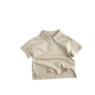Áo polo 100% cotton basic style Hàn cho bé