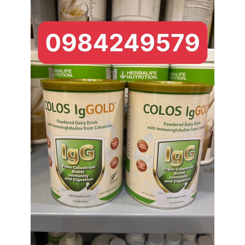 Combo 2 lon Sữa non Colos IgGold - Alpha lipid New Zealand 450g.