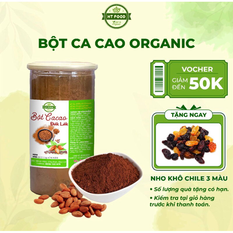 Cacao Oganic loại ngon Htfood