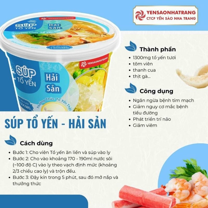 Súp Tổ Yến Hải Sản