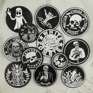 Zanmo sticker ủi thêu - patch thêu ủi quần áo huy hiệu cướp biển