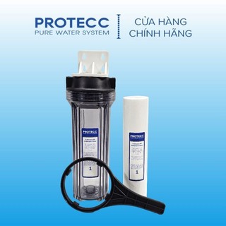 Ly trong - bộ cốc đơn trong ⚡️ xả kho ⚡️ 10 inch 1 ron lọc cặn , rửa rau , nấu ăn - ly đơn bộ lọc thô - bộ đơn lọc thô