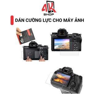 Dán cường lực máy ảnh 6D 6D2 70D 80D M50 M5 M10 5D2 5D3 5D4 R RP D750 D610 D810 A7 A72 A73
