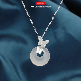 Dây chuyền nữ bạc S990 đơn giản, nữ tính D0-02
