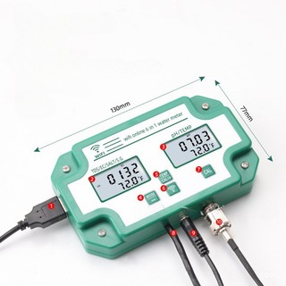 Máy Kiểm Tra Chất Lượng Nước 6 Trong 1 (TDS/EC/SAL/S.G/TEMP/PH)