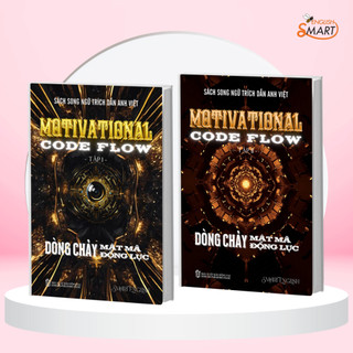Combo 2 Sách Trích Dẫn Song Ngữ Anh - Việt: Motivational Code Flow - Dòng Chảy Mật Mã Động Lực - Smart English Official