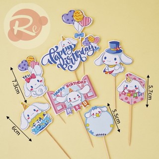 [SIÊU RẺ❤️] – Combo 10 SCG Mèo Cinnamoroll - Trang trí bánh sinh nhật bánh kem