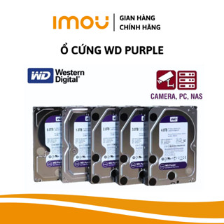 Ổ Cứng Camera IMOU HDD WD Purple 1TB 2TB 3TB 4TB 6TB Chuyên Dụng Cho Camera Giám Sát Bảo Hành 2 Năm