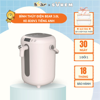 Bình Điện Thông Minh Bear Đun Nước Nóng Siêu Tốc, Tự Động Giữ Ấm 55 Độ, Khử Clo An Toàn KE-B30V1