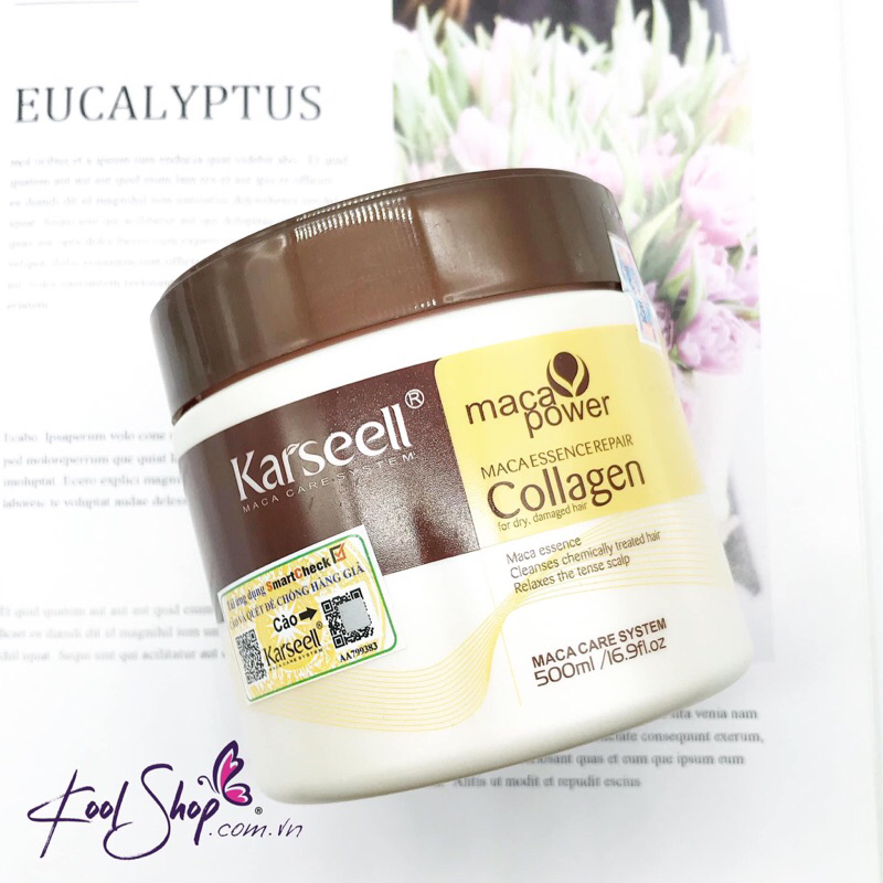 🔅KARSEELL MACA- DẦU HẤP TÓC COLLAGEN SIÊU MỀM MƯỢT TÓC🔅