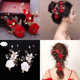 Cặp cài hoa cô dâu xinh